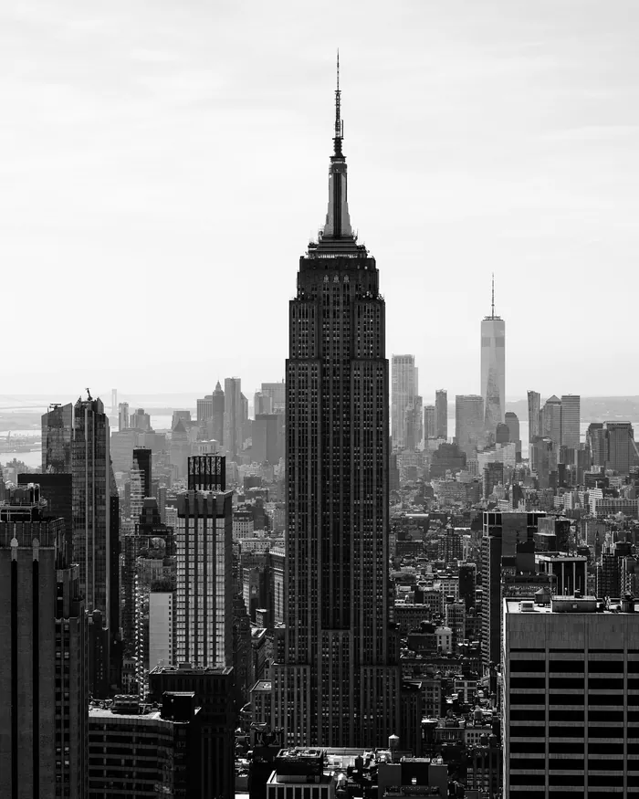 Midtown Manhattan skyline seen from above